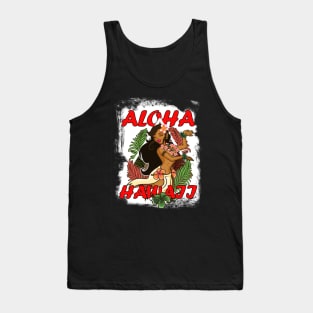 Hawaiian tee for men best gift for surfers Aloha Hawaii Tank Top